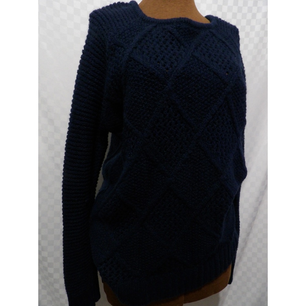 AMERICAN EAGLE Cable Knit Wool Blend Sweater | S - Picture 2 of 5
